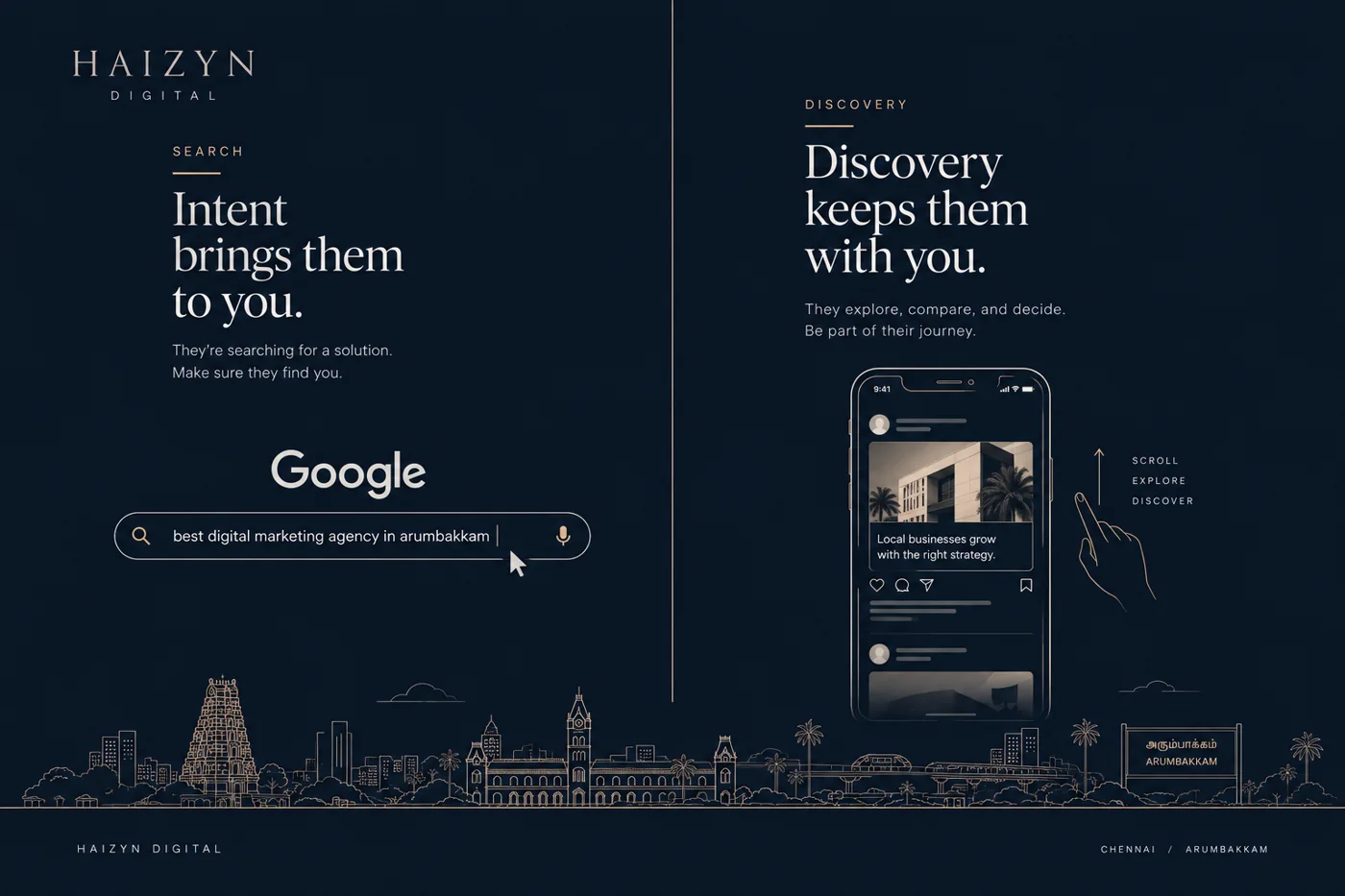 Google Ads vs Meta Ads for local businesses — search intent versus feed discovery
