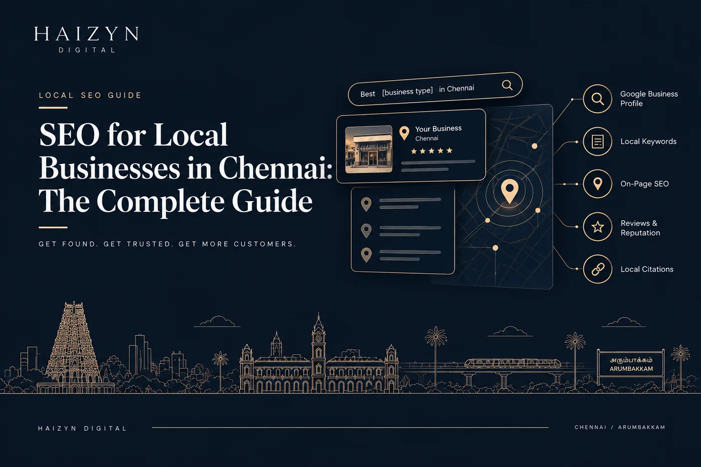 SEO for local businesses in Chennai — Google Business Profile, local keywords, reviews and citations